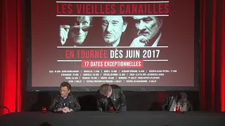 Johnny et Les Vieilles Canailles en conférence de presse (06.06.2017)