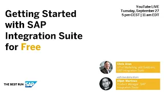 Getting Started with SAP Integration Suite for Free