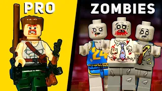 HOW TO SURVIVE IN ZOMBIE APOCALYPSE BUT IN LEGO