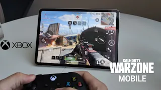 Warzone Mobile iPad Pro M1 Xbox Series Gamepad - 4K Ultra Handcam