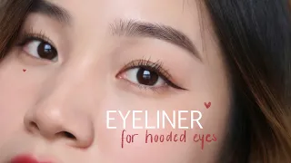 eyeliner for hooded eyes 💫