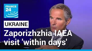 Rafael Grossi speaks to FRANCE 24: IAEA director says visit to Zaporizhzhia 'within days'