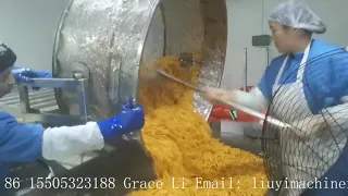 Sweet potato chips vacuum frying machine