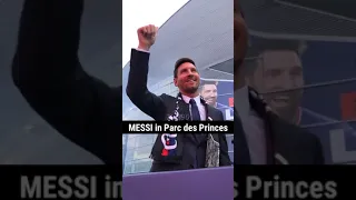 Messi in PSG Home Stadium visit for the first time