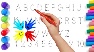 Fun ABC Song for Kids and Toddlers | Learn English Alphabet abcd and number | abcdefg