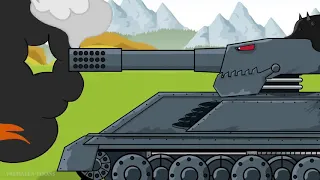 Cartoons About Tanks - Green Tanks Vs Grey Tanks World War Episode