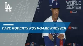 Roberts discusses Dodgers' 9-6 Game 4 loss