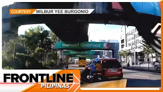 Motorcycle taxi rider, ginitgit ng SUV sa EDSA | Frontline Pilipinas