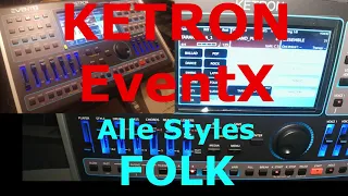 KETRON EventX: FOLK Styles (complete style demo)