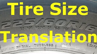 How to read the Tire Size