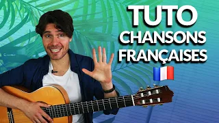 5 CHANSONS FRANÇAISES CULTES à jouer sans modération (tuto guitare débutant)