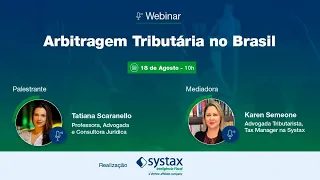 Webinar: Arbitragem Tributária no Brasil