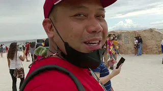 namamangha po ang mga tao dolomite beach manila bay