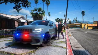 TrackHawk Jeep LAPD/LSPD Gang Patrol | LSPDFR 0.4.9 | Max Setting | Body Cam | Real Life Mod