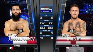 Abdoul Abdouraguimov vs Brad Wheeler | PFL Paris Full Fight