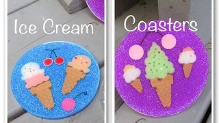 DIY Ice Cream Coasters   Another Coaster Friday