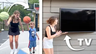 Score a trick shot, win a TV!| Match Up