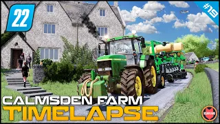 🇬🇧 Selling Wool & Eggs, Planting Soybeans, Spraying Herbicide ⭐ FS22 Calmsden Farm Timelapse