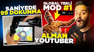 DÜNYA TEKLİ MOD BİRİNCİSİ ALMAN YOUTUBER İLE TANIŞTIM! SANİYEDE 10 KERE DOKUNUYOR! PUBG Mobile