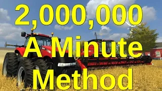 How to earn 2.000.000 Every Minute in Farming Simulator 2015 | PS4