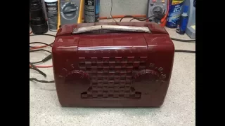 Repair Of A 1951 Motorola 51L2U Lunchbox Portable Tube Radio