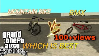 GTA SAN ANDREAS | BMX VS MOUNTAIN BIKE | WHICH IS BEST