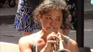 Tuba Skinny plays Tangled Blues on Royal St in The French Quarter