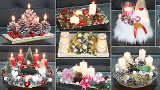 10 Simple Christmas Candle Centerpiece Decoration Ideas Make a Quicky