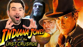 Indiana Jones and the Last Crusade MOVIE REACTION FIRST TIME WATCHING! THE HOLY GRAIL