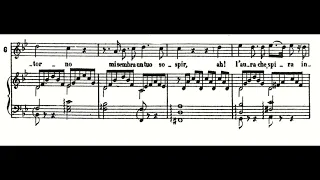 Oh! quante volte (I Capuleti e i Montecchi - V. Bellini) Score Animation