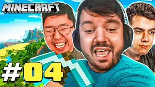 GAULES JOGANDO MINECRAFT PELA PRIMEIRA VEZ #4  | CORTES DO GAULES