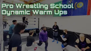 Pro wrestling warm ups- what to expect at wrestling school.