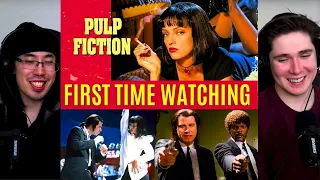 REACTING to *Pulp Fiction* A ROYALE WITH CHEESE!! (First Time Watching) Classic Movies