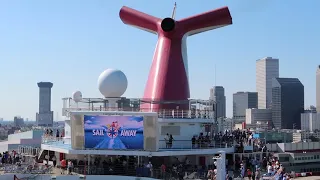 September 2023 Carnival Cruise | Part 3 | Carnival Valor | Sail Away