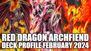 RED DRAGON ARCHFIEND DECK PROFILE (FEBRUARY 2024) YUGIOH!