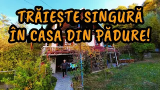 Ce surprize ascunde casa din pădure. O femeie trăiește singură aici!