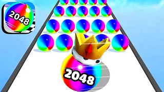 Ball Run 2048 ​- All Levels Gameplay Android,ios (Levels 90-98)