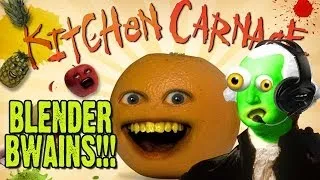 ZGW Plays Annoying Orange Kitchen Carnage Game!!!