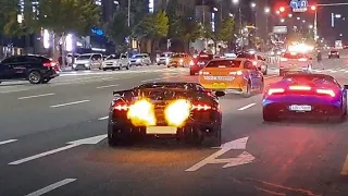 도산대로 Ep.05 | 도산대로를 뒤집고간 역대급 화염방사기 svj , korea lamborghini svj backfire exhaust sound!