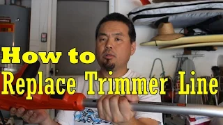 How To Replace Trimmer Line For Grass Trimmer