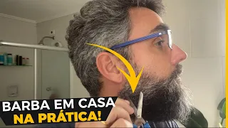 BARBA NA QUARENTENA!  Fazendo minha barba em casa! | Lifestyle