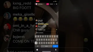 Nicki Minaj RESPONSE to MEG thee Stallion LIVE on IG