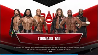 WWE 2k22 | AJ STYLES & BOBBY LASHLEY & MUSTAFA ALI vs EDGE & TOMMASO CIAMPA & OMOS