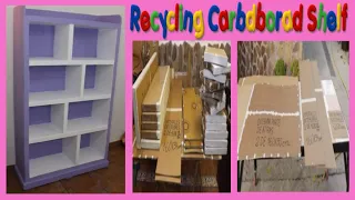 Сверхпрочный книжный шкаф с картоном diy