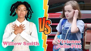 Willow Smith Vs Vivienne Jolie-Pitt (Angelina Jolie Daughter) Transformation ★ From Baby To 2021