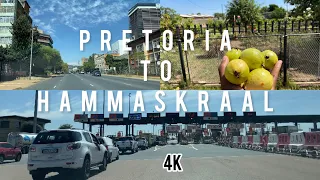 Driving from Arcadia, Pretoria to Hammanskraal | South Africa [4K]