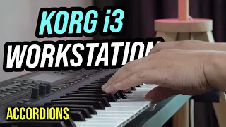 KORG i3 Accordion Sound Sets Demo - No Talking