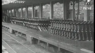 USA / BUSINESS: Car industry: sit-down strike at Flint car plant (1937)