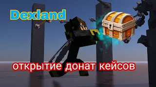 Открытие донат кейсов на Dexland