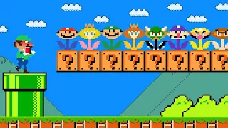 Super Mario Bros. but there are MORE Custom Flower All Characters! |ADN MARIO FUN